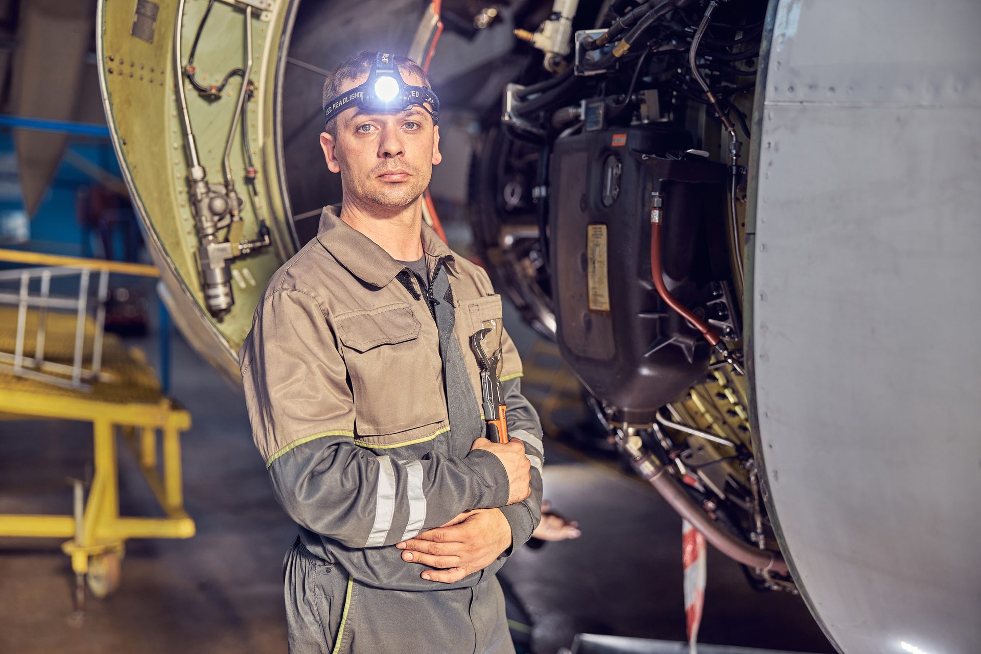 Engine inspection with a torch